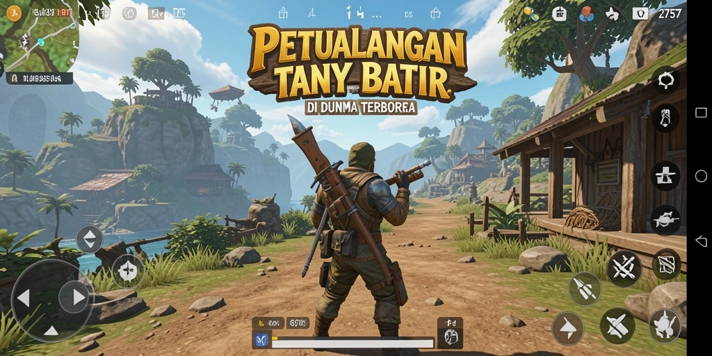 Tangkapan layar menampilkan gameplay mendebarkan dalam dunia terbuka