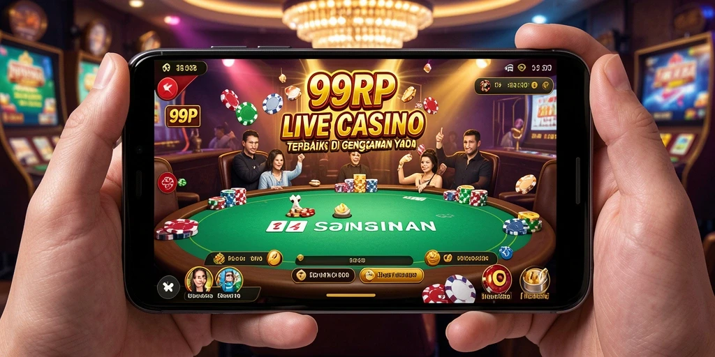 Gameplay Live Casino yang menarik di aplikasi 99RP.