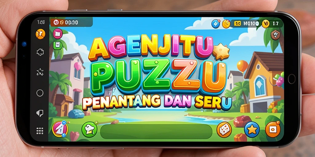 Tampilan gameplay AGENJITU yang seru dan menantang.