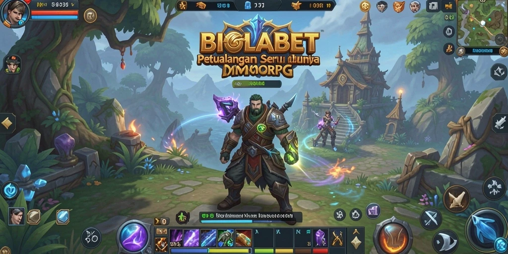 Screenshot gameplay BIOLABET yang menampilkan aksi seru dalam dunia MMORPG.
