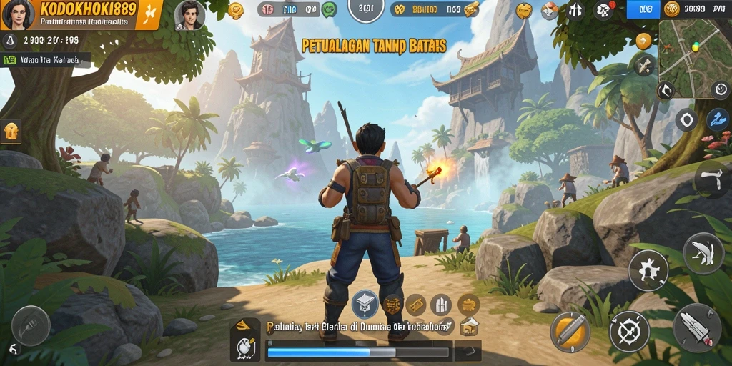 Tampilan gameplay yang menakjubkan di dunia terbuka KODOKHOKI889.