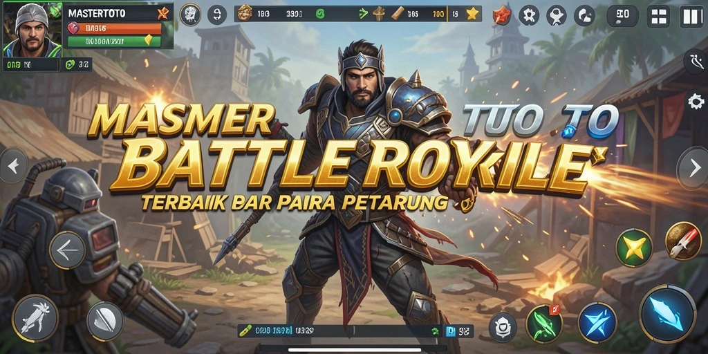Screenshot MASTERTOTO menampilkan pertempuran seru dalam medan yang dinamis.