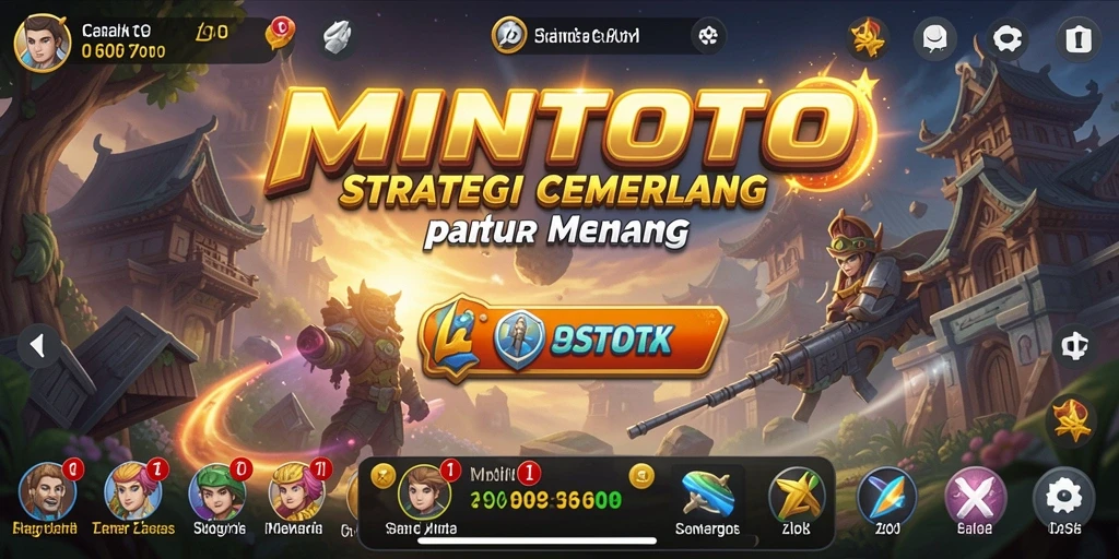 Tampilan gameplay MINTOTO yang penuh strategi dan pertempuran mendebarkan.