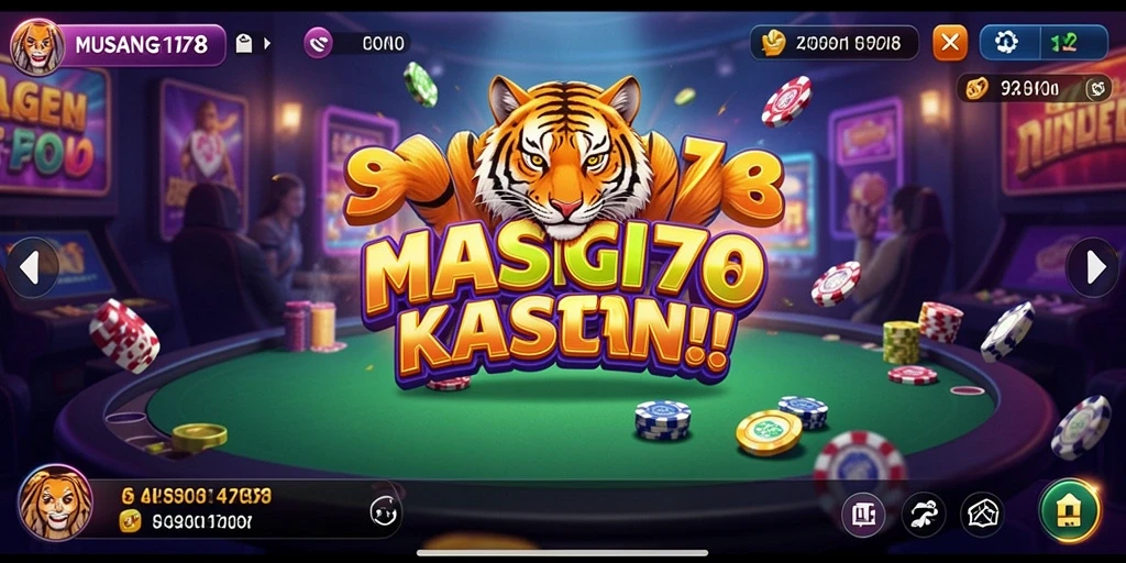 Tampilan menarik dari permainan Kasino di MUSANG178.