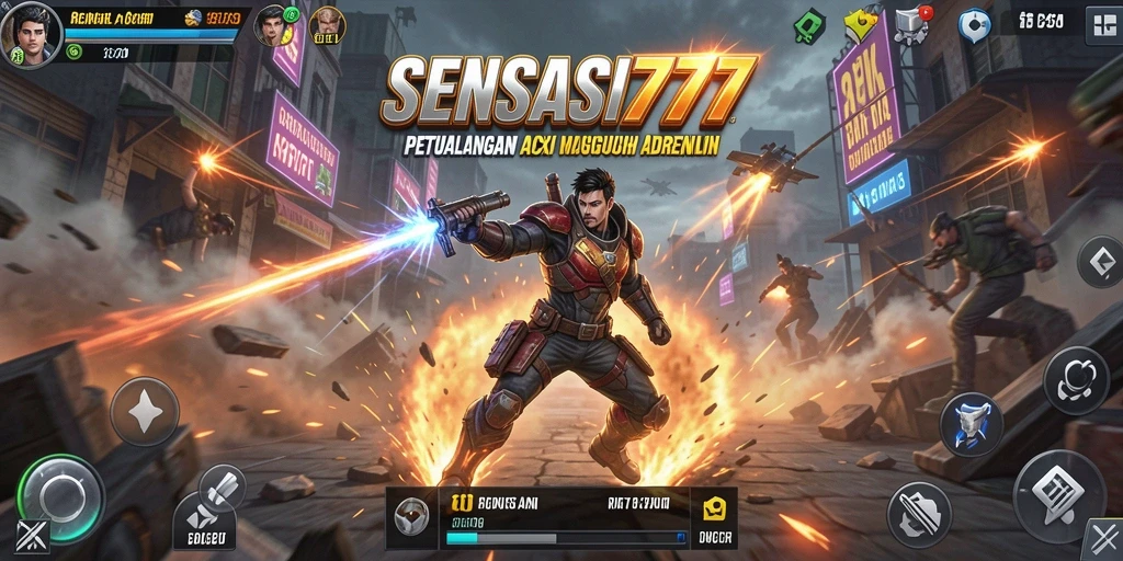 Gameplay menegangkan dengan aksi luar biasa di SENSASI777.