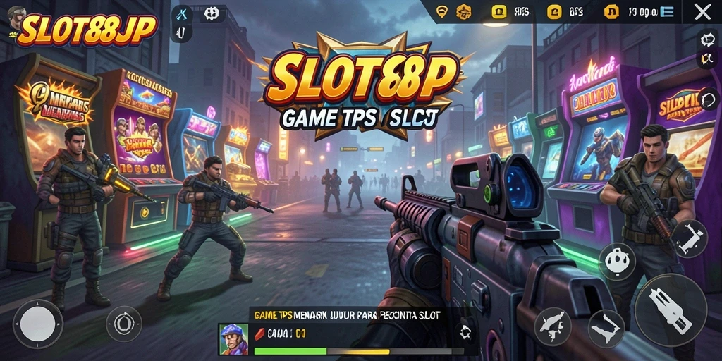 Screenshot utama menampilkan gameplay menegangkan dalam SLOT88JP.