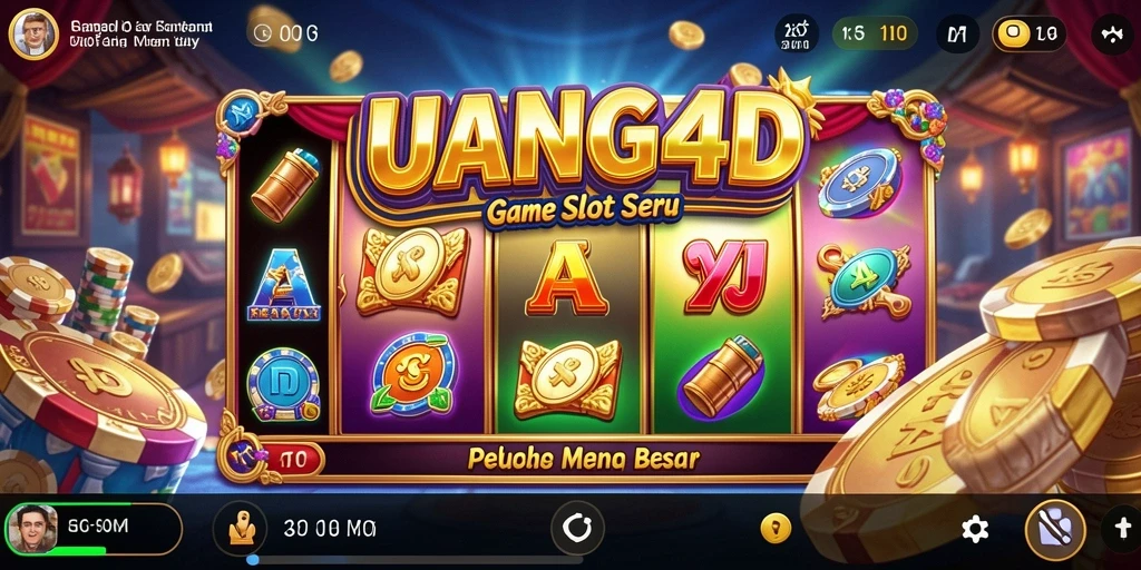 Tampilan gameplay Slot yang menarik dan menyenangkan di UANG4D.