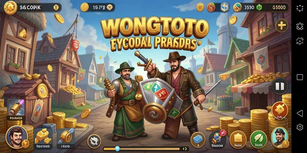 Gameplay WONGTOTO yang seru dalam membangun bisnis Tycoon.